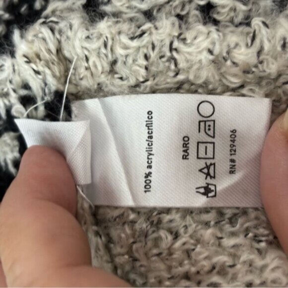 Venus Women’s Large Chic Boho Knit Cardigan Longline Faux Fur Fringe Hook&Eye - Picture 4 of 12